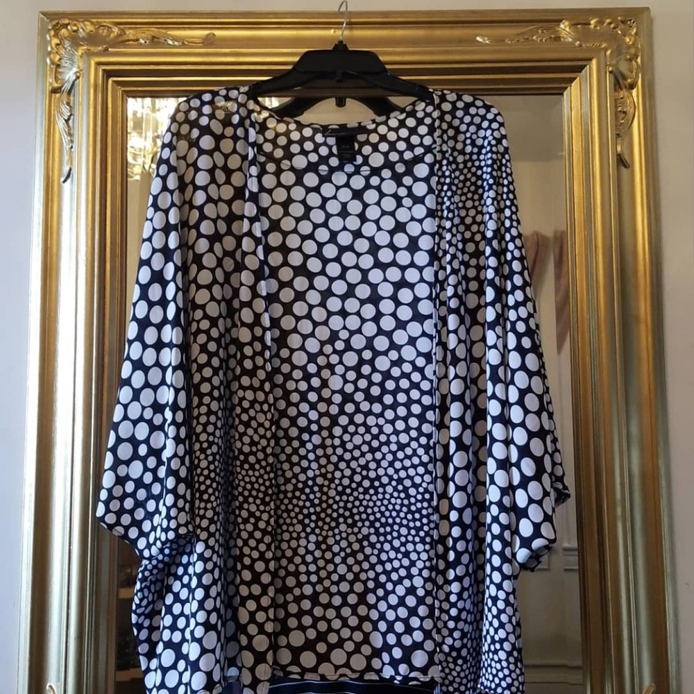 Lane Bryant Polka-dot duster